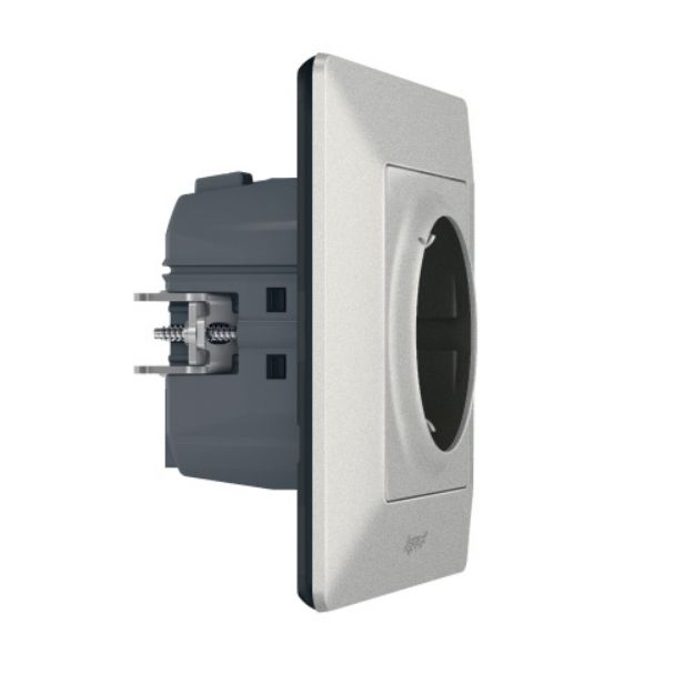 Imagem de Tomada de energia conectada 16 A alumínio Valena Life with Netatmo