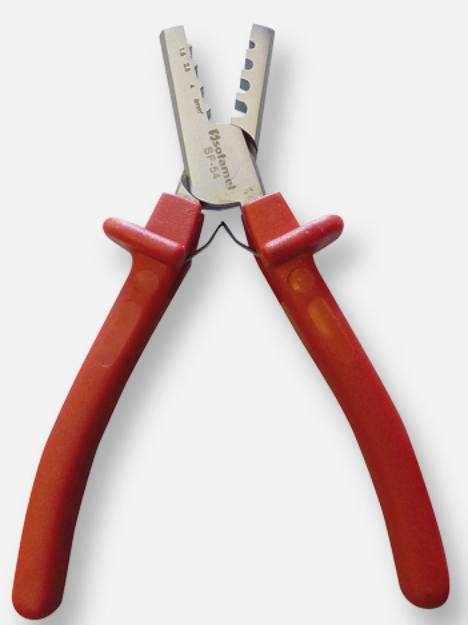 Imagem de ALICATE DE CRAVAR PONTEIRAS ISOLADAS 1.5mm - 6mm SOFAMEL