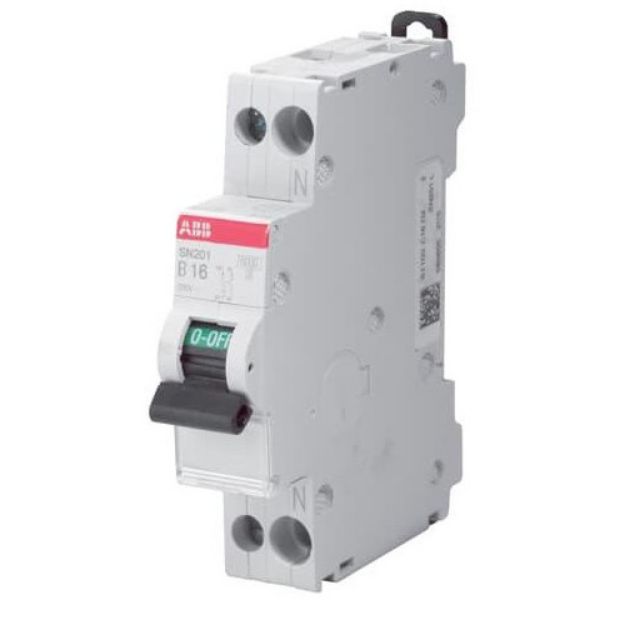 Imagem de DISJUNTOR 6A, CURVA C, 6KA/10KA, 1P+N