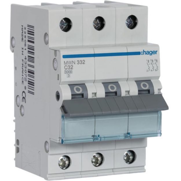 Imagem de DISJUNTOR TRIPOLAR 3kA 32A