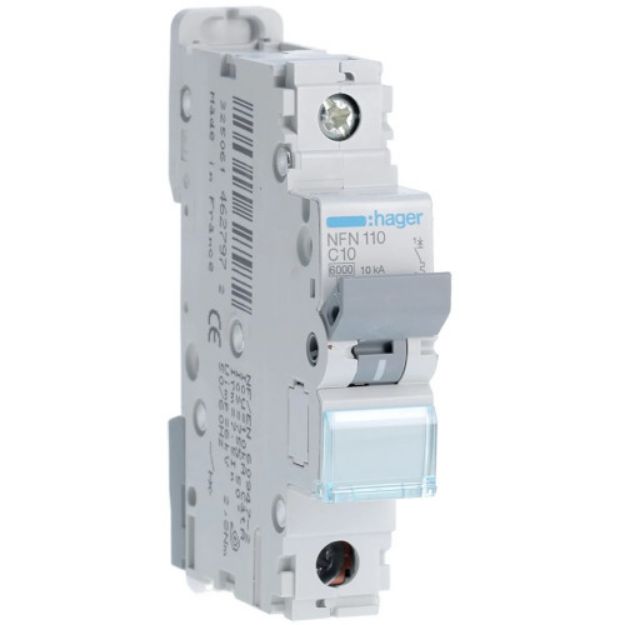 Imagem de DISJUNTOR UNIPOLAR 6/10kA 10A