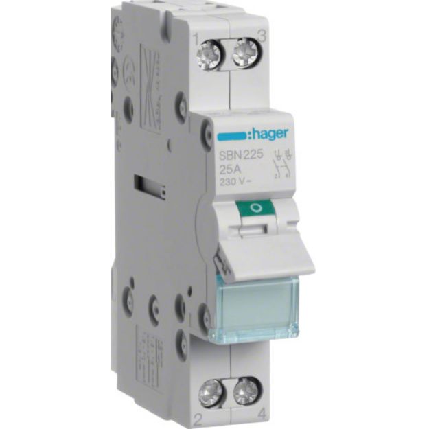 Imagem de INTERRUPTOR BIPOLAR 2x25A